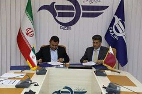 تفاهمنامه افزایش همکاری های هوایی ایران و قطر، در تهران به امضا رسید