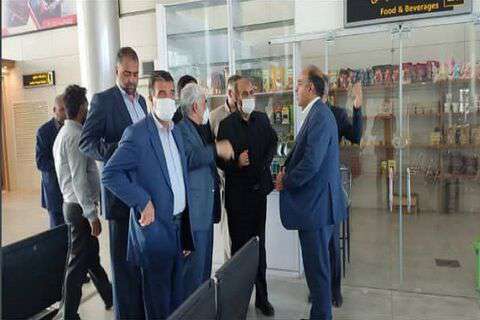 بازدید وزیر راه و شهرسازی از فرودگاه کرمان
