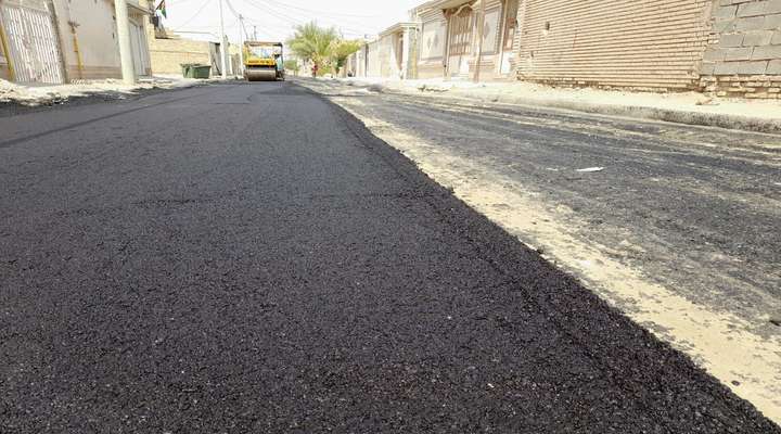 آغاز عملیات اجرایی پروژه آسفالت معابر کوی طالقانی توسط شهرداری خرمشهر