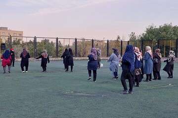 برگزاری ورزش صبحگاهی در پارک جنگلی ارم