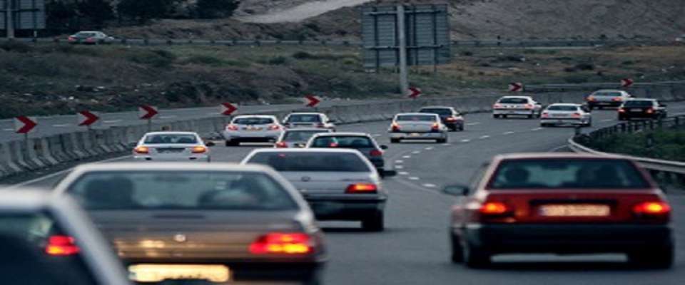 ترافیک سنگین در آزادراه قزوین _کرج