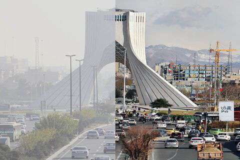 تهران همچنان ناسالم برای تمام گروه‌های جامعه/ بارش‌های پراکنده در برخی نقاط کشور