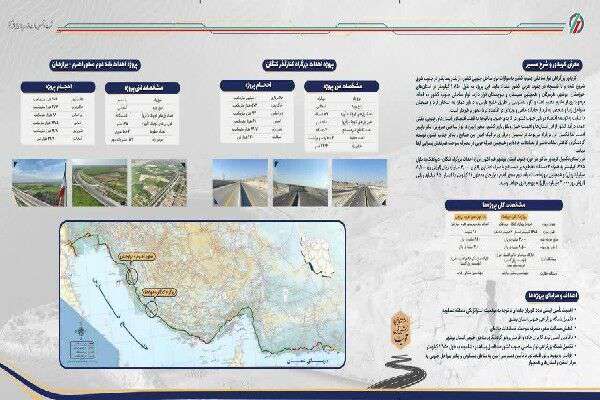 اینفوگرافیک |پروژه احداث بزرگراه کنارگذر کنگان به دوراهک در استان بوشهر