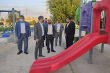 بازدید اعضای شورای شهر از آخرین اقدامات در پارک بانوان ولیعصر