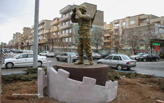 المان "مرزبان" در شهرک مرزداران تبریز نصب شد