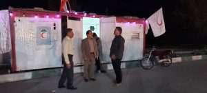 گزارش تصویری بازدید شهردار و مدیران شهرداری از ایستگاههای هلال احمر سطح شهرستان