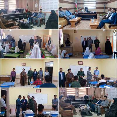 شهردار خرمشهر به مناسبت گرامیداشت روز معلم با رئیس آموزش و پرورش خرمشهر دیدار کرد