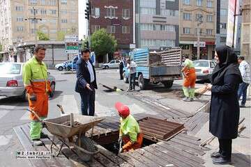 لایروبی و تنظیف آب رو فلکه گلشهر