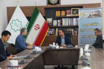 بررسی مطالبات مردمی جنوب غرب تبریز در ششمین دیدار با معاونان شهرداری منطقه ۷