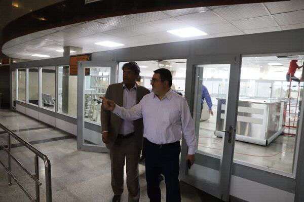 بازدید مدیرکل فرودگاه‌های استان و نماینده مجلس از فرودگاه بین‌المللی شهدای گرگان