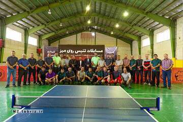 مسابقات تنیس روی میز کارکنان شهرداری منطقه ۲ برگزار شد