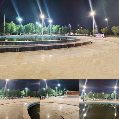 بهسازی ، تامین و اصلاح روشنایی پارک موزیکال توسط سازمان فضای سبز شهرداری خرمشهر