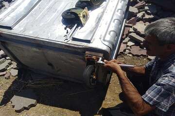 تعمیر و نوسازی باکس‌های زباله در محدوده شهرداری منطقه ۸