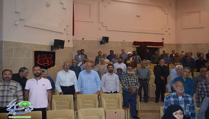نشست صمیمی معتمدین ، فعالین هیأتهای مذهبی و هیأت امناء مساجد شهر مبارکه با مجموعه مدیریت شهری