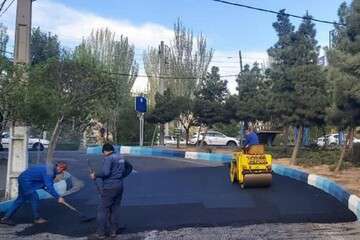 توزیع ۴۵۰۰ تن آسفالت طی پنج ماهه نخست سالجاری در معابر بافت مرکزی تبریز
