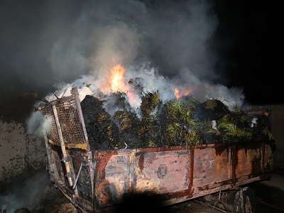 آتش‌سوزی در گاوداری ۵ هزار رأسی بعد از ۱۴ ساعت مهار شد