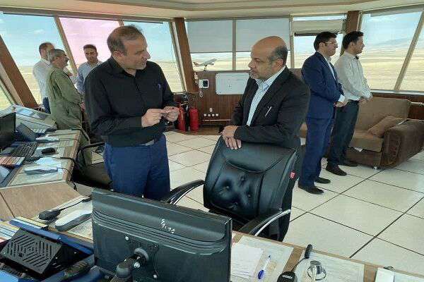 بازدید از فرودگاه زنجان در آستانه اربعین حسینی/برقراری پرواز نجف_زنجان_نجف از ۱۲ شهریور