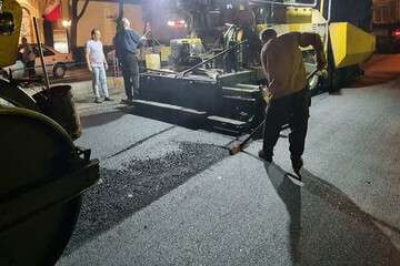 توزیع ۱۲۰۰ تن آسفالت طی هفته اخیر در معابر بافت مرکزی تبریز