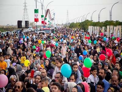 اجرای جشن بزرگ پیامبر مهربانی در شهر مینودری قزوین