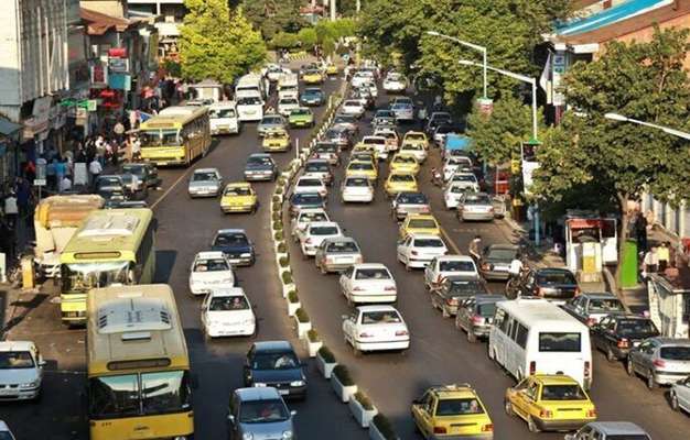 ترافیک سنگین در آزادراه قزوین _کرج