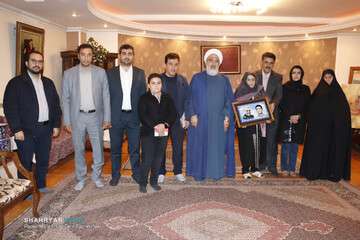 دیدار شهردار تبریز با خانواده معظم شهیدان والامقام «شکوئی زاده» و «خیاطی»