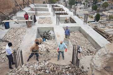 احداث ساختمان فرهنگسرای قبرستان ملک با مبلغ ۱۹۴ میلیارد ریال ادامه دارد