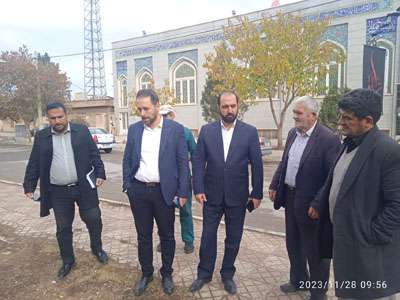 بازدید میدانی فرمانی رئیس شورای اسلامی شهر قزوین از ناحیه منفصل شهری چوبیندر