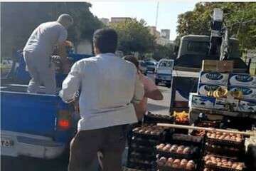 جمع آوری ۱۷۱ دستگاه وانت بار و طبق میوه فروش متخلف در حوزه منطقه ۱