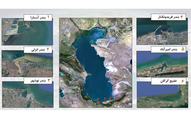 اقدامات سازمان بنادر در قبال کاهش تراز آب دریای خزر