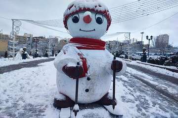 تصاویر و جلوه‌های زیبای ائل گولی برفی