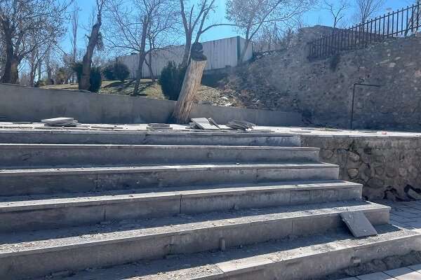 آبنمای قدیمی مجموعه تفریحی ائل‌گولی تبریز مرمت و احیای شد