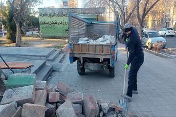 آماده سازی مجموعه تاریخی "مقبره الشعرا" برای استقبال از بهار