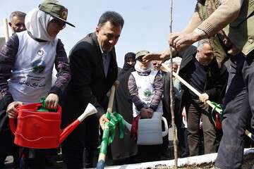 آغاز برنامه‌های روز درختکاری در سطح منطقه ۲ با حضور شهردار تبریز