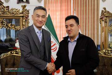 دیدار شهردار تبریز با سفیر ژاپن در ایران