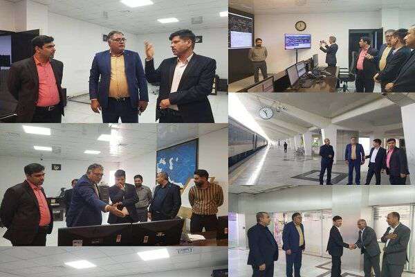 بازدید رئیس شورای حمل و نقل استان هرمزگان از اداره کل راه آهن هرمزگان