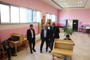 بازدید مدیرکل آموزش و پرورش استان از کتابخانه عمومی فرهنگسرای الغدیر