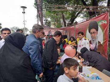 برنامه‌های فرهنگی و آموزشی سازمان آتش نشانی در غرفه ویژه عید غدیر