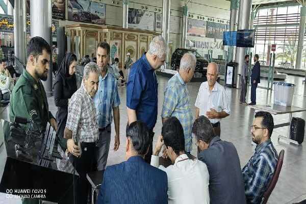 استقرار شعبه شماره ۱ اخذ رای سیار در فرودگاه بین المللی کرمان
