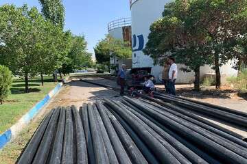 اجرای عملیات انتقال و اصلاح آب خام تقاطع غیر همسطح شهدای قراملک