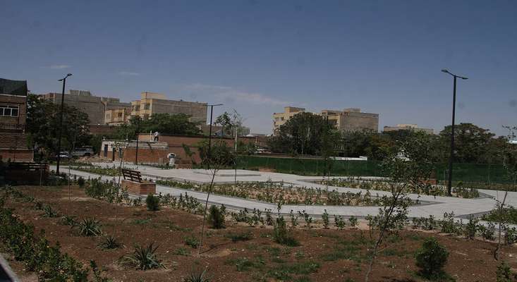 پارک محله‌ای حافظ با ۱۵۰۰ متر مربع مساحت در آستانه بهره برداری