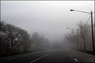 باران و مه‌گرفتگی در محورهای چالوس، هراز، فیروزکوه و آزادراه قزوین - رشت