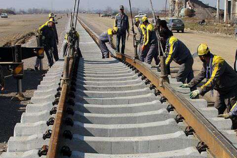 پیشرفت فیزیکی طرح ریلی مبارکه-شهرکرد به ۶۰ درصد رسید