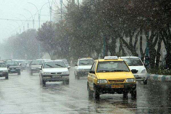 بارش برف و باران در برخی محورهای شمالی کشور