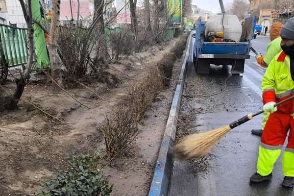 طرح ضربتی پاکسازی مسیرهای راهپیمایی ۲۲ بهمن در تبریز اجرا شد