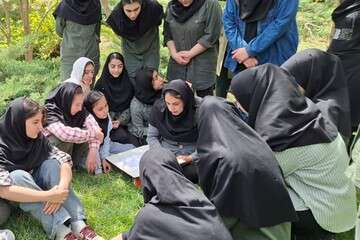 برگزاری هشتمین برنامه اردوئی فرهنگی با حضور دانش آموزان مدرسه توان در پارک بانوان شمس تبریزی