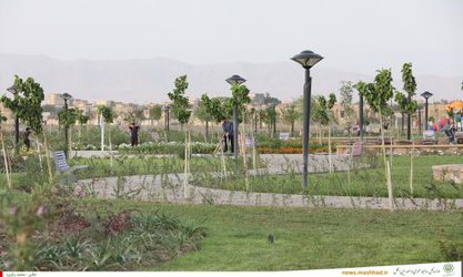 بهره‌برداری از بوستان لاله و نرگس ۴ هکتار به فضای سبز منطقه افزود
