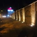 اجرای نورپردازی دیوار انقلاب در خیابان امام (ره)