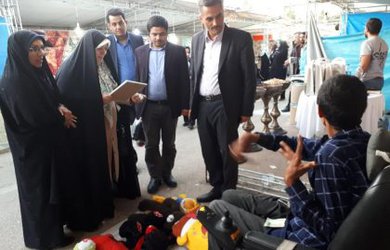 بازدید دکتر مافی نماینده تهران از نمایشگاه جشنواره ملی پسته