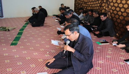 برگزاری زیارت عاشورا در دهه اول محرم در شهرداری بم