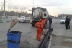 پاکسازی کامل جوی و کانال‌های سرپوشیده خیابان بهار در منطقه ۸ مشهد